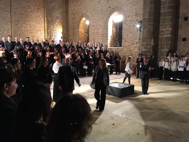 Lucia Ronchetti: with Fabio Ciulla, Salvatore Punturo and the choirs of the Teatro Massimo, Palermo, 2017
