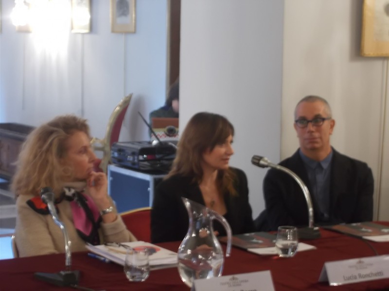 Lucia Ronchetti: with Fabrizio Grifasi and Daniela Porro, Rome, 2018
