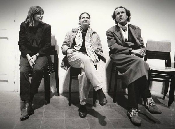 Lucia Ronchetti: Festival Animato  - with Mary Angela Schroth and Enzo Cucchi,Sala1, Roma, 1984 (picture by Stefano Fontebasso).jpg
