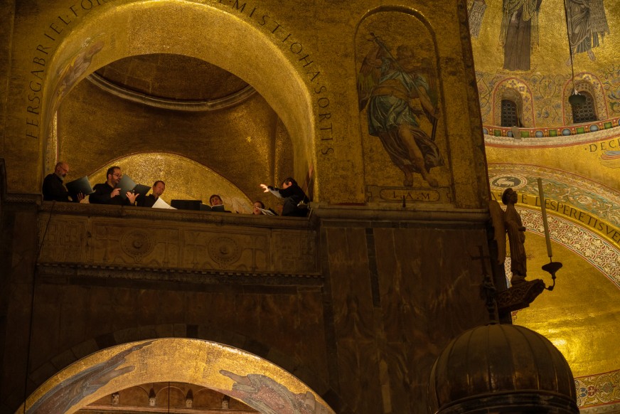 Lucia Ronchetti: BIENNALE MUSICA 2021-CHORUSES-Basilica di San Marco-Christina Kubisch-Cappella Marciana