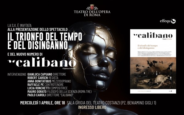Lucia Ronchetti: Opera di Roma Presentation of the Opera Magazine ‘Calibano’